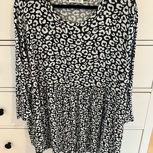 Cream n sugar babydoll top